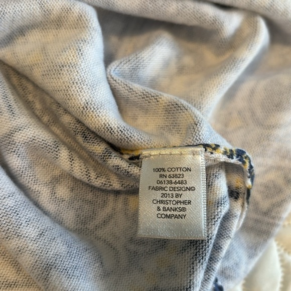 Christopher & Banks 1-button closure 3/4 sleeve Sweater Size Large - Picture 8 of 9